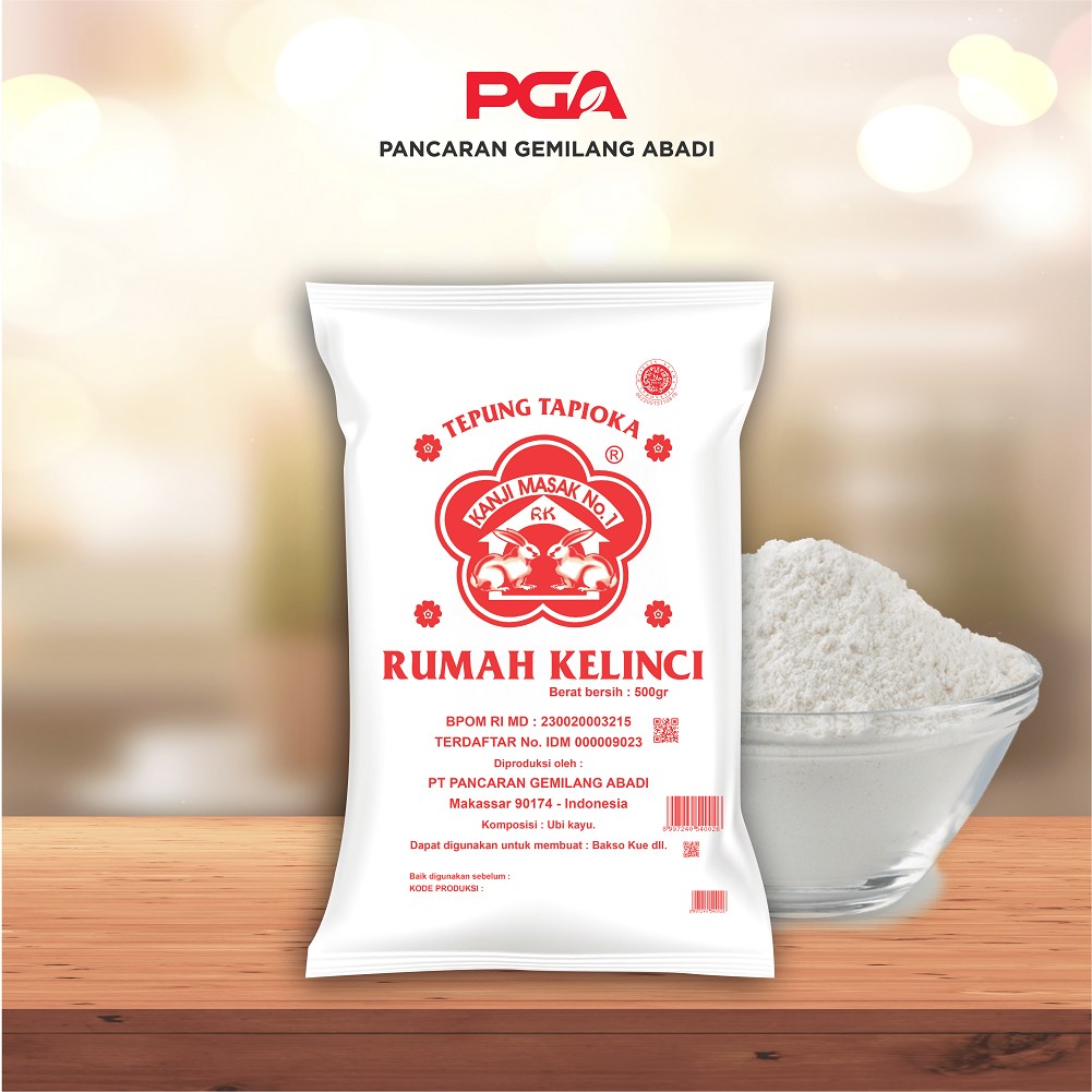 Tepung Tapioka/Kanji Rumah Kelinci 1Kg / Tepung Tapioka 1kg