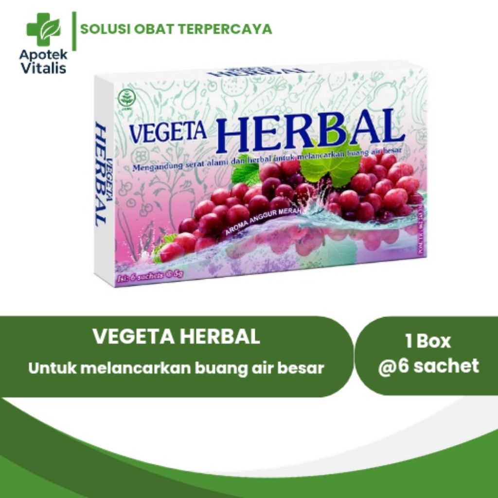 VEGETA HERBAL 1Dus @6 sachet