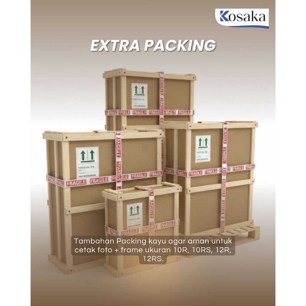 Extra Packing Kayu Premium Untuk Pigura Foto 10R, 10RS, 12R, 12RS