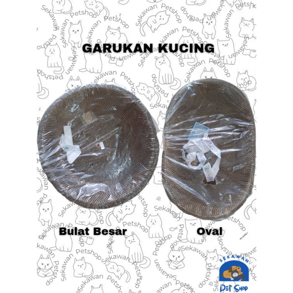 GARUKAN KUCING OVAL
