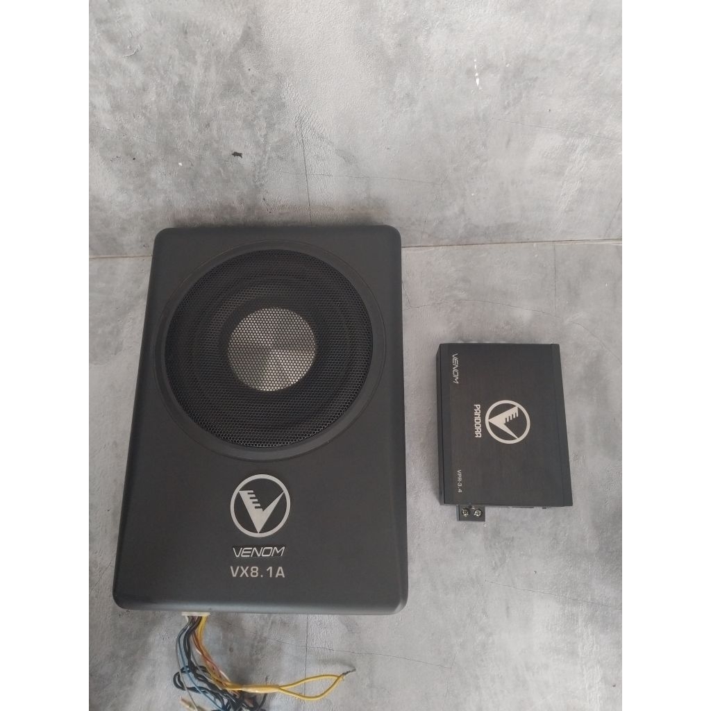 Audio Mobil Dsp venom 3.4 dan sub aktif venom