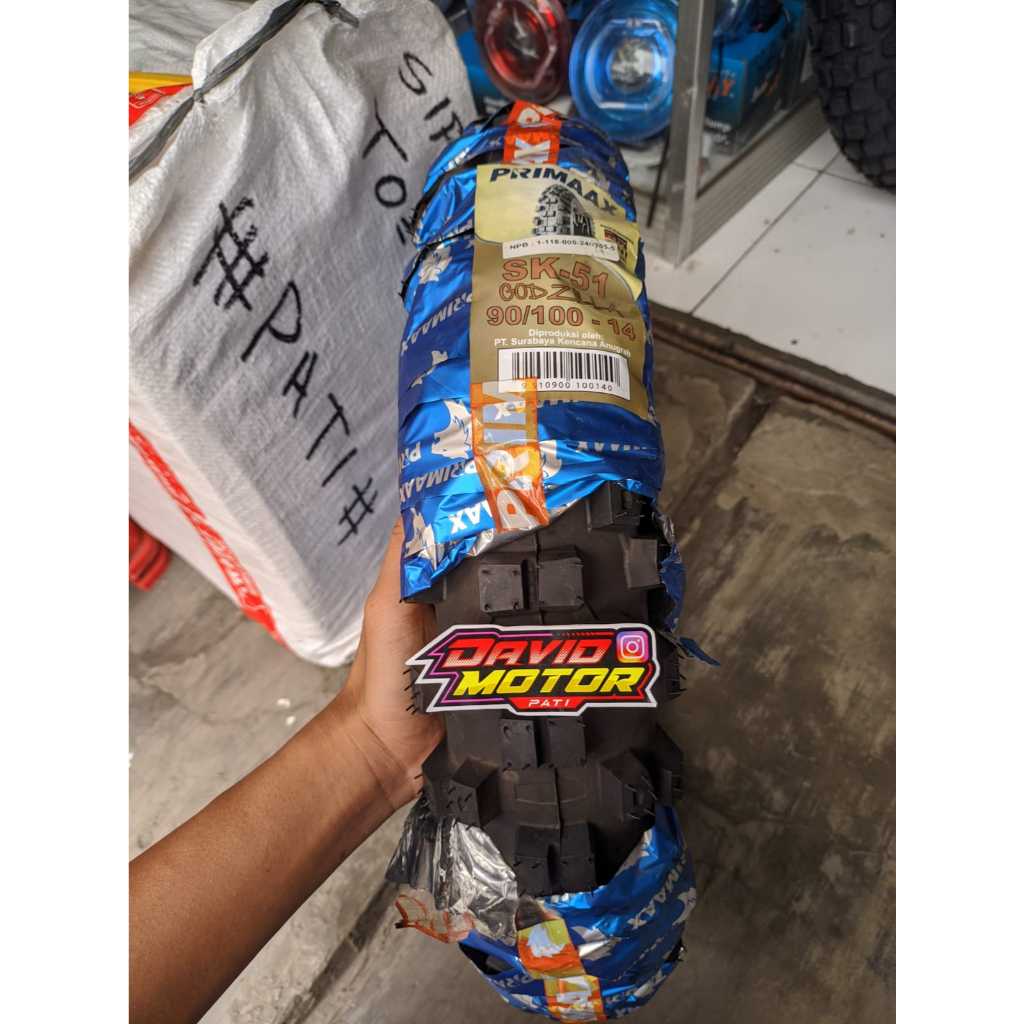 READY BAN TRAIL TRABAS GASTRACK PRIMAX PRIMAXX SK51 SK 51 GODZILA 90/100 90 100 14 RING 14 ORIGINAL 