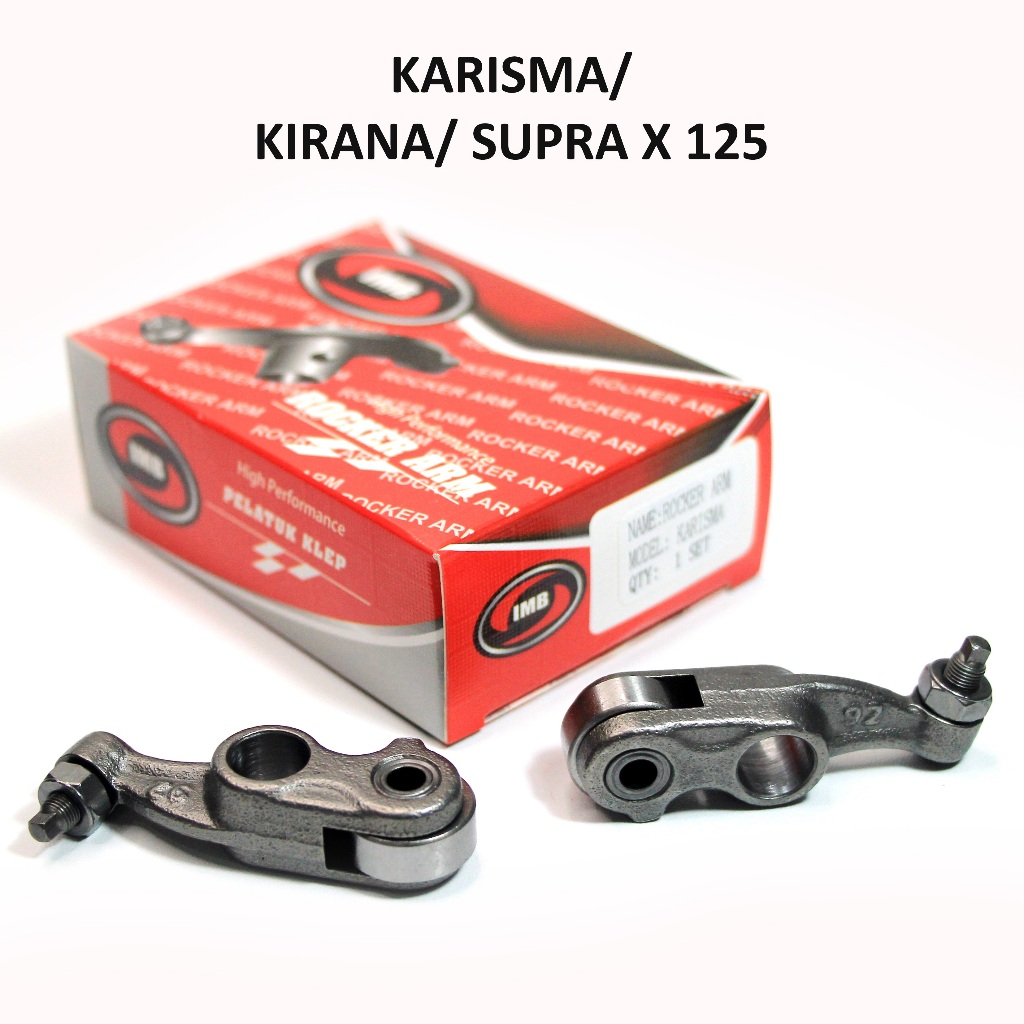 Pelatuk klep / platuk klep / rocker arm / roker arem set Karisma / Kirana / Supra X125 High quality