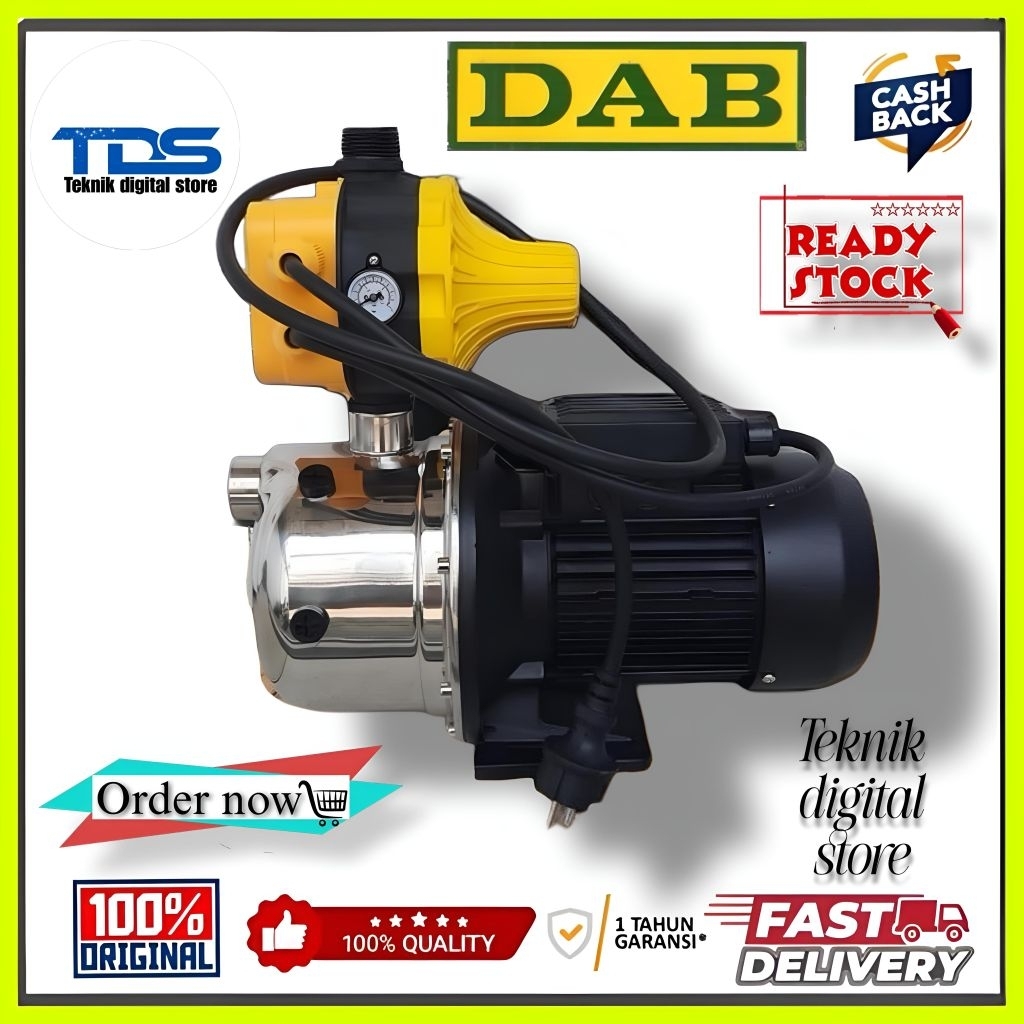 Mesin Pompa Air Dorong Dab BS 370 SS Booster Pump
