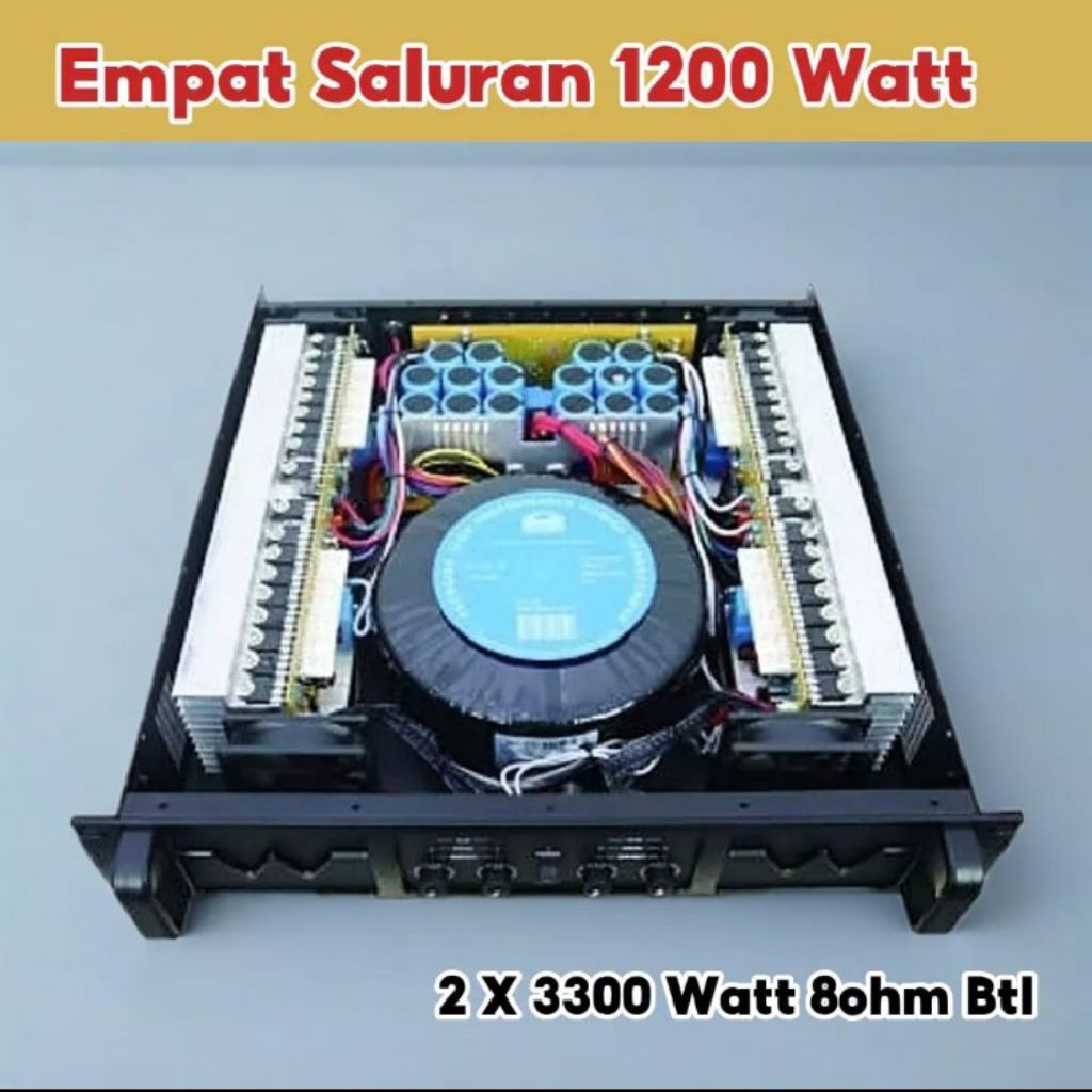 Power amplifier soundstandard TD1400 4ch 4x1200 watt