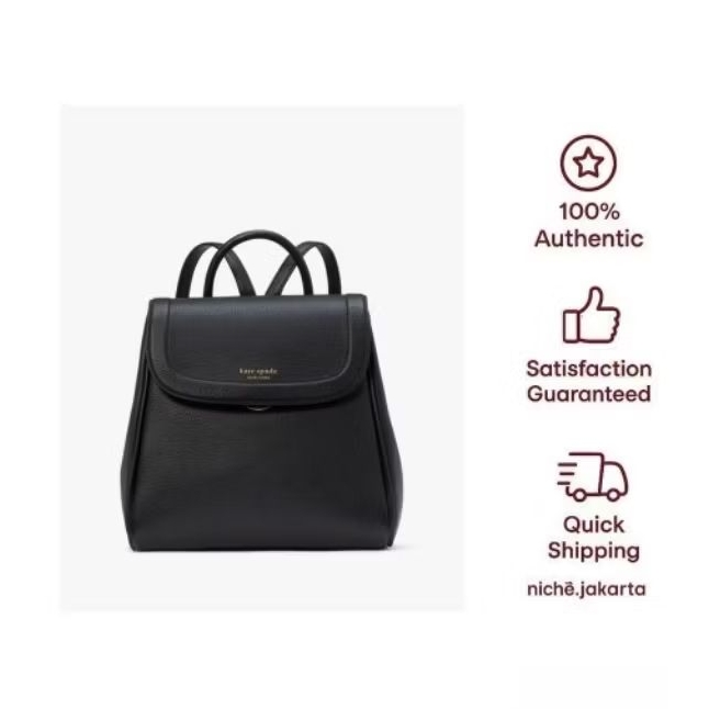 (Original) KATE SPADE Knott Backpack Black