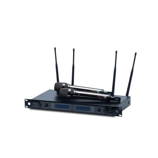 Mic Wireless RCX 7700 / RM-217 Dual Mic UHF Premium - Suara Jernih Standar Panggung & Masjid - Recei