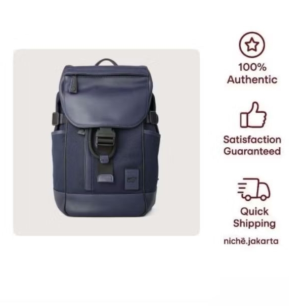 (Original) BRAUN BUFFEL Barry Midnight Blue Backpack