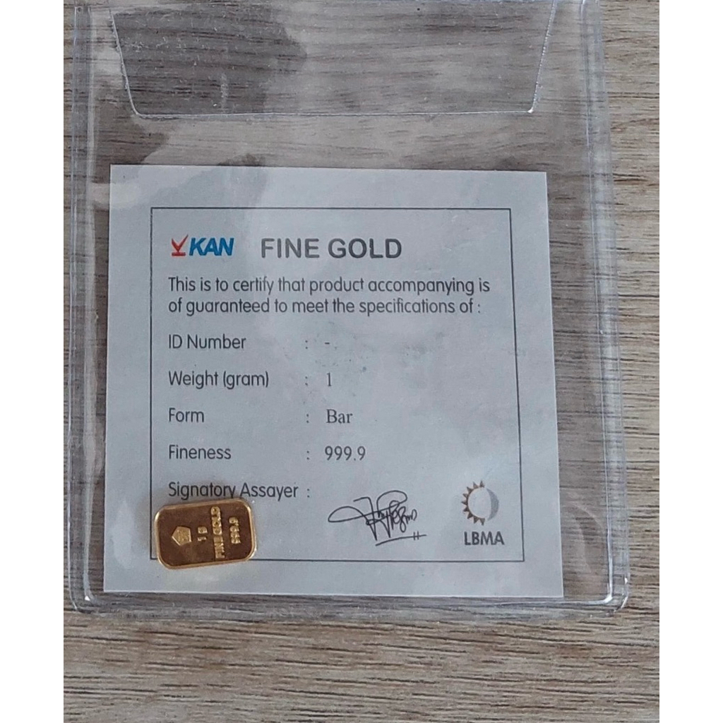 Emas Antam Retro 1 gram kadar24