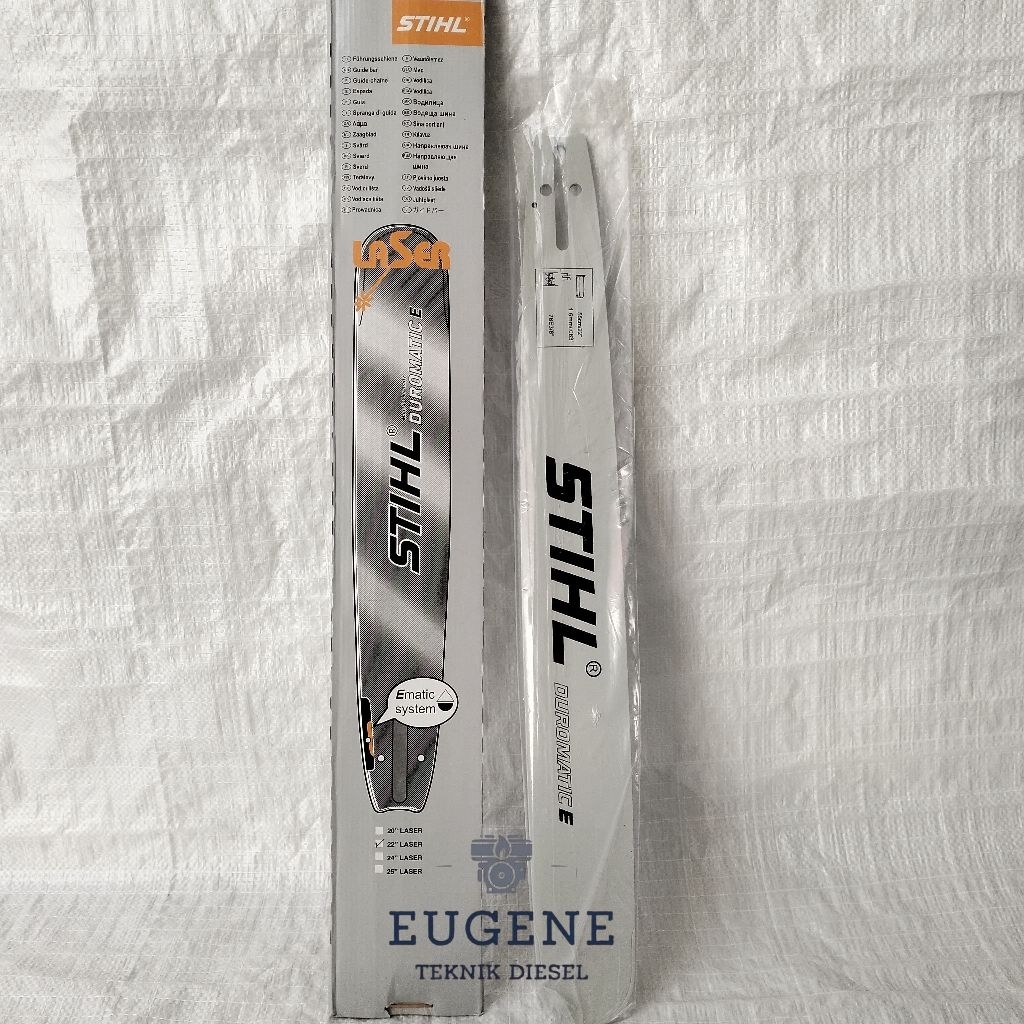 GUIDE BAR CHAINSAW / SENSO 22 INCH STIHL NEW ORIGINAL BAR MESIN GERGAJI KAYU