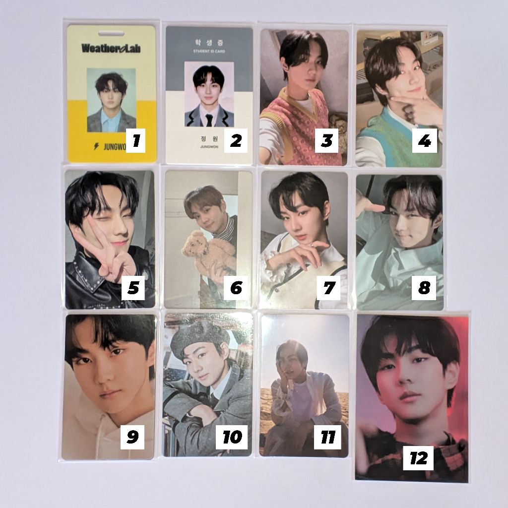 Photocard official ENHYPEN Jungwon