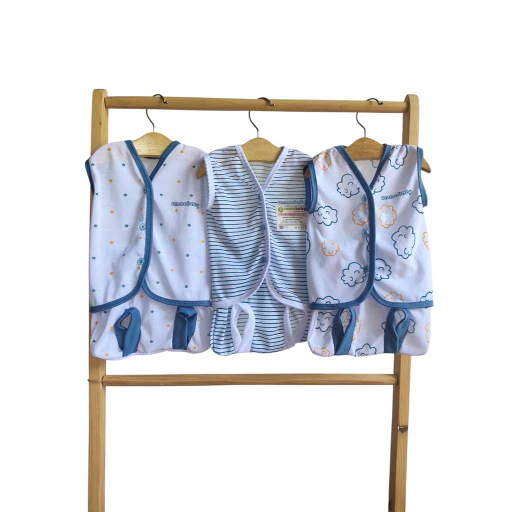 6 Pcs / 3 Set Baju Bayi setelan Kutung Celana Bayi Baju Bayi Newborn Baju Bayi Baru Lahir Setelan Ki