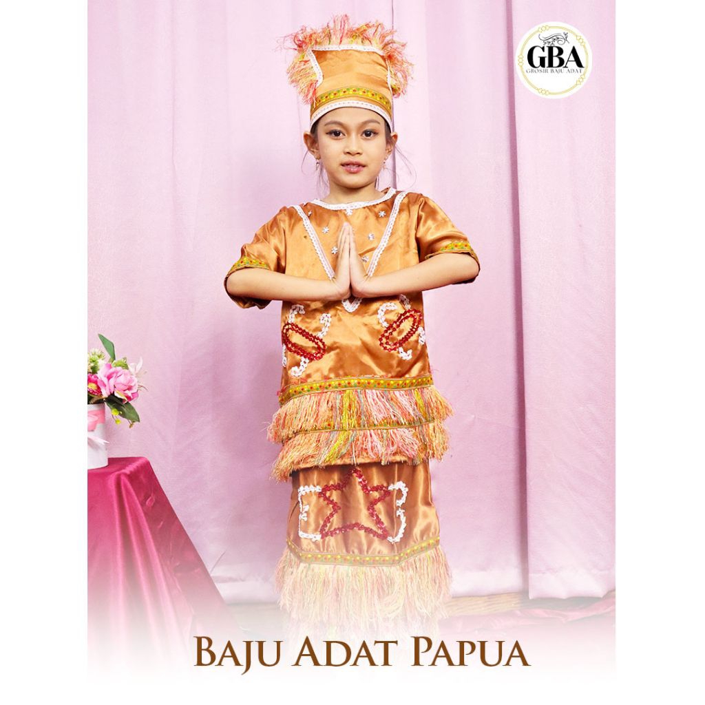 BAJU ADAT PAPUA ANAK PEREMPUAN