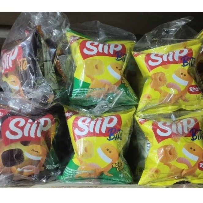 SIIP NABATI 16gr isi 10pcs eceran 2000 coklat jagung bakar keju snack murah grosir