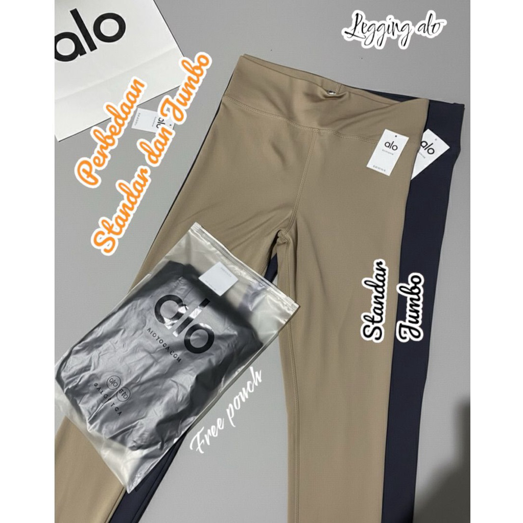 BESTPROMO CELANA PANJANG LEGGING WANITA BY ALO HIGHWAITS OLAHRAGA YOGA SENAM ZUMBA