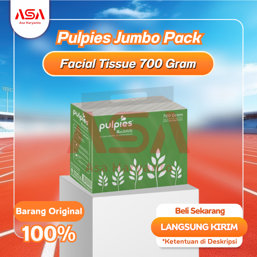 PULPIES Jumbo Pack Maxisave Facial Tissue 700 Gram 2 Ply