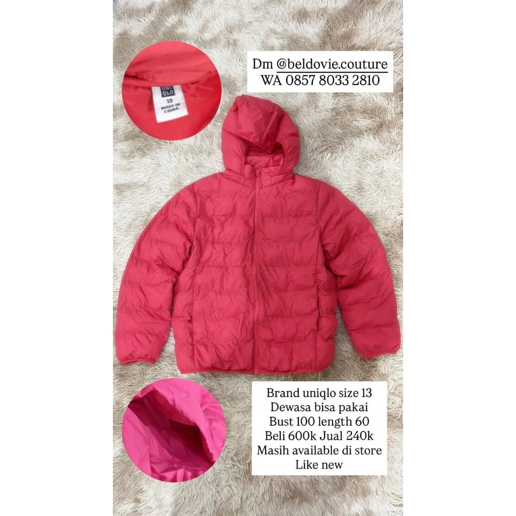 beldovie preloved (like new) - winter series | outer wanita jacket outfit hoodie coat sweater cardig