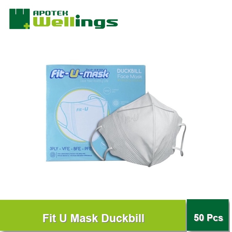 Wellings Fit U Mask Duckbill 50pcs