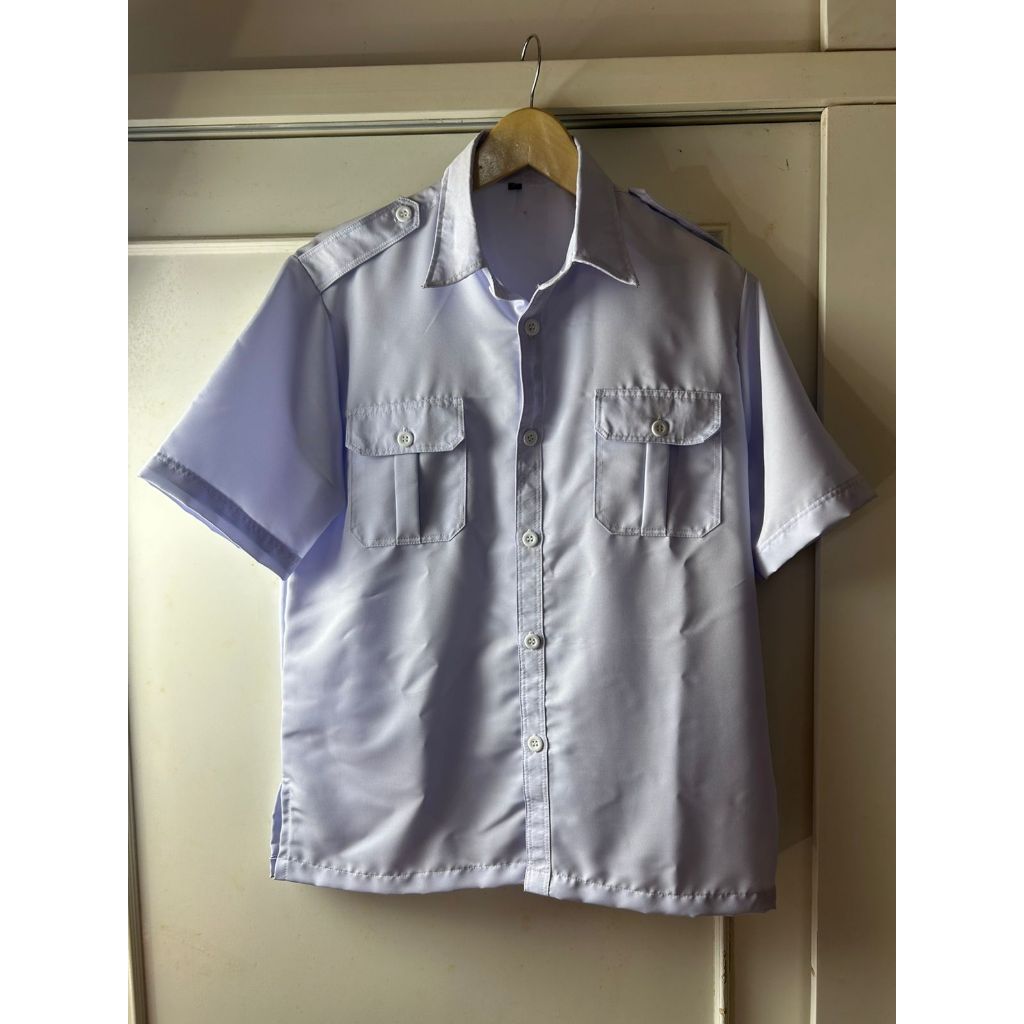 baju dinas putih PDH polos terbaru