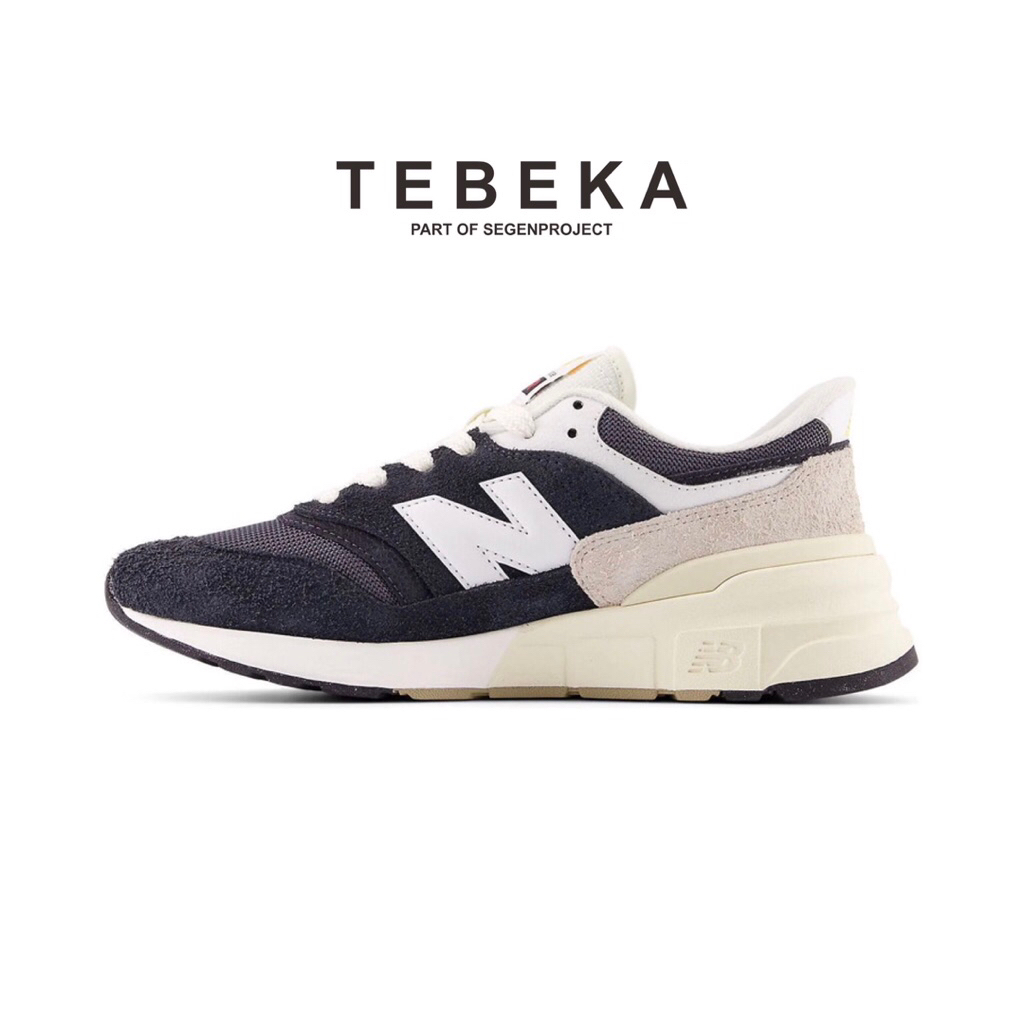 Sneakers NB Classic 997R Unisex Suede U997RMC Black White Grey Original