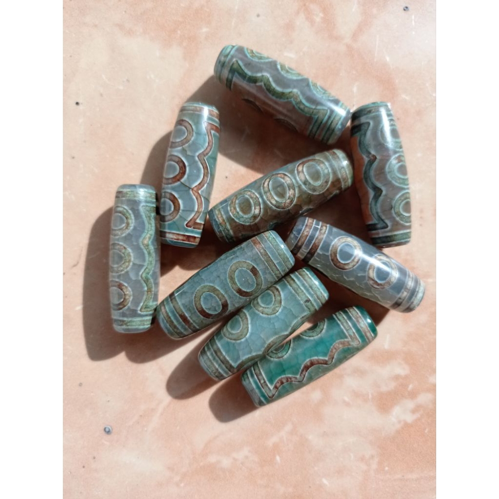 batu dzi tibet mata 5 Dzi kuno