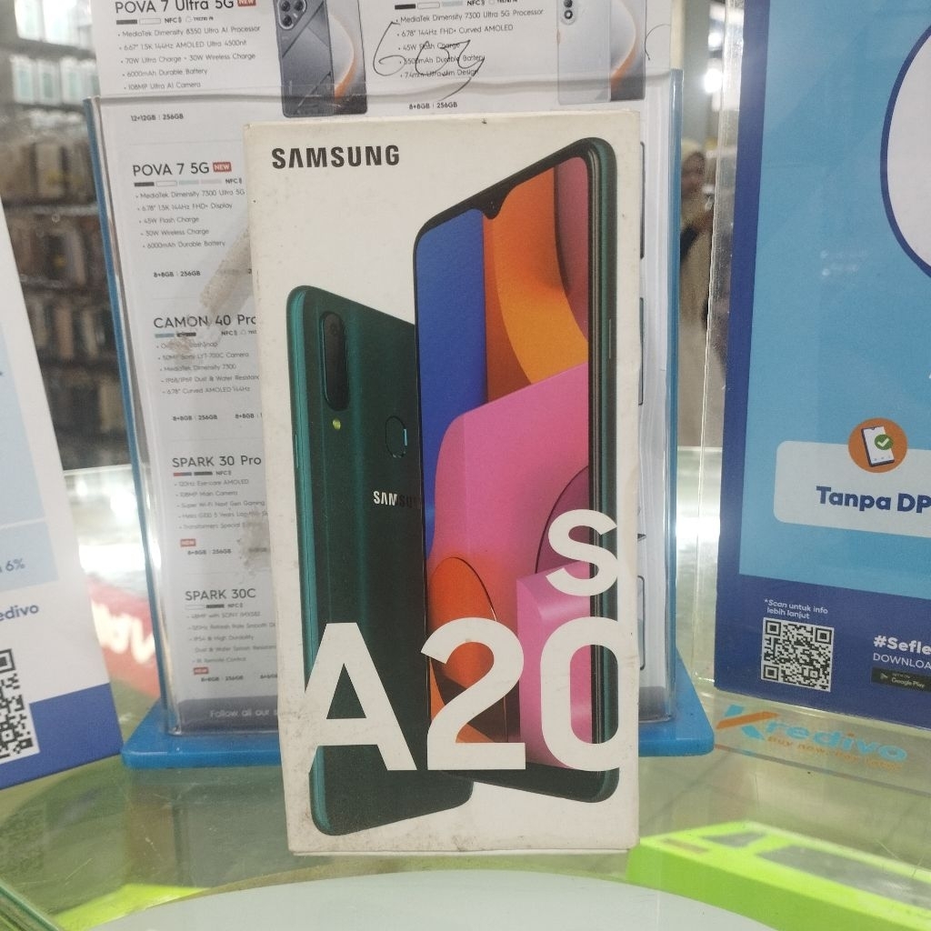 [Bekas] Dus Hp Samsung A20S - Kotak Kardus Lama - Kondisi Sesuai Foto - 0ri9inaI