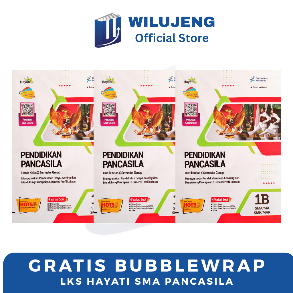 LKS Hayati Pendidikan Pancasila Kelas 10 11 12 Semester Ganjil & Genap SMA MA SMK Grahadi Kurikulum 