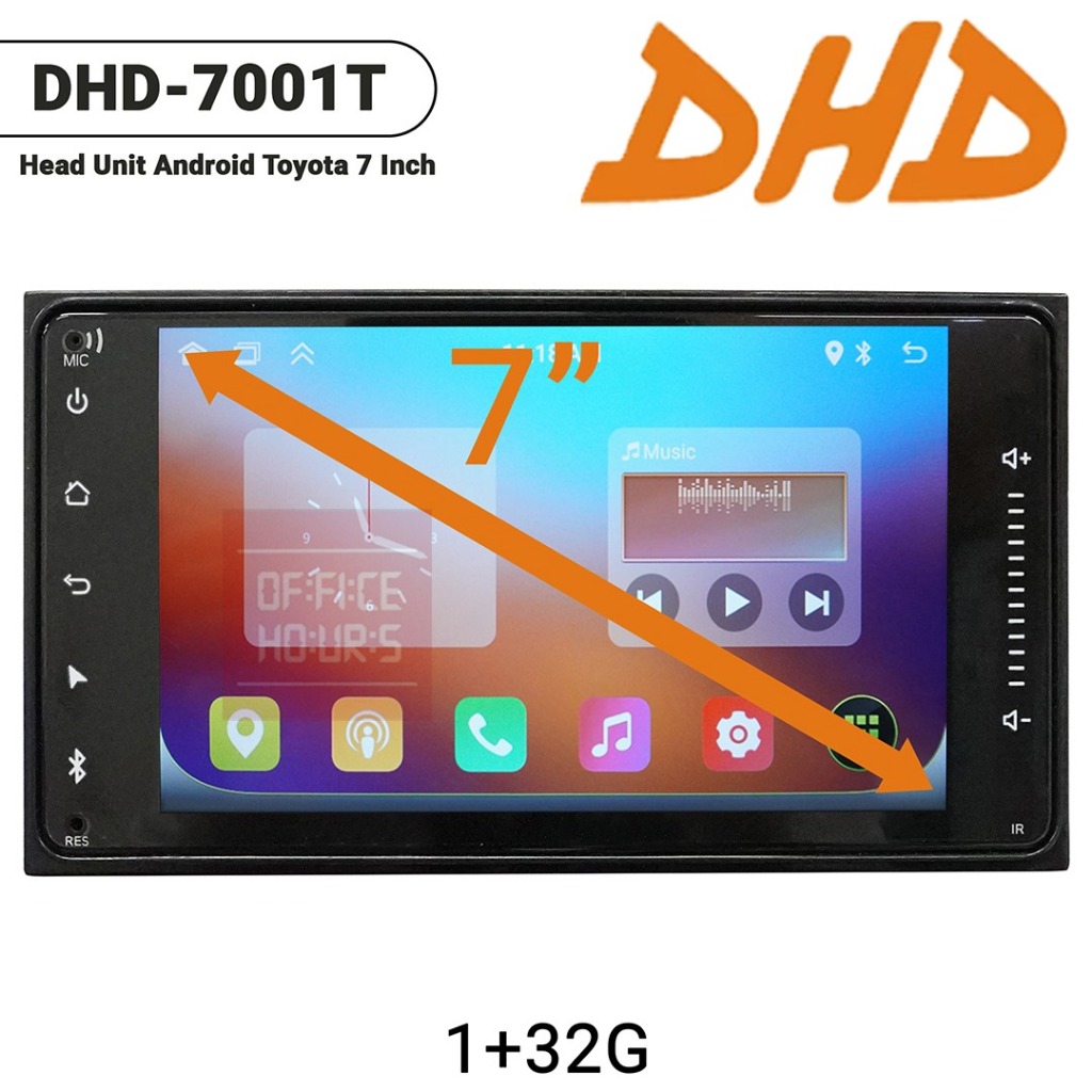 Head Unit  Android DHD-7001T 7inch (Plug n Play TOYOTA)
