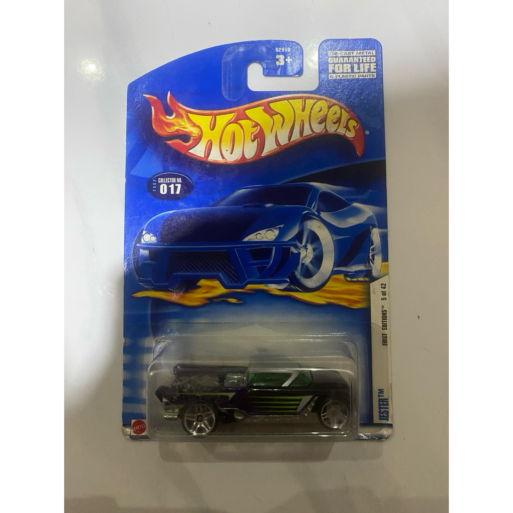 hot wheels jester blue card