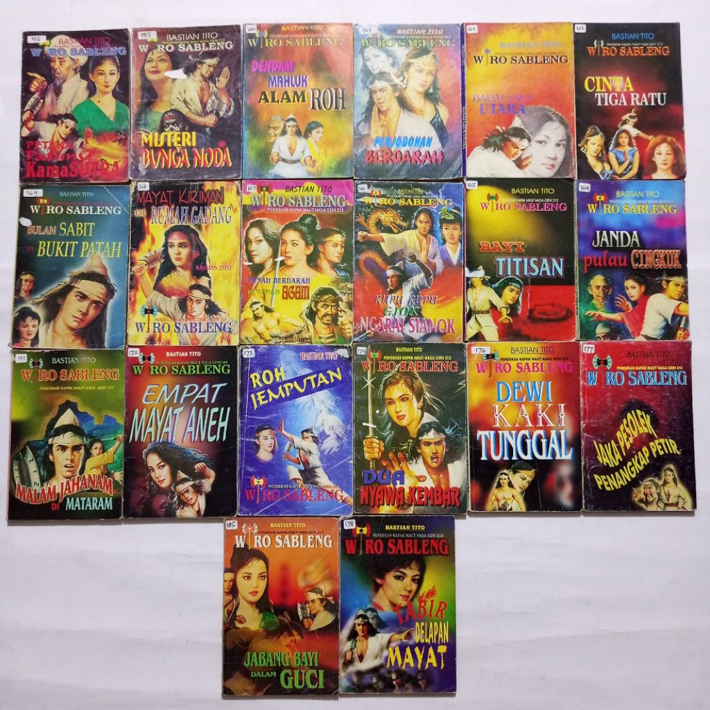 Kumpulan Buku Wiro Sableng - Bastian Tito || Buku Novel Silat "Pendekar Kapak Maut" - Wiro Sableng E