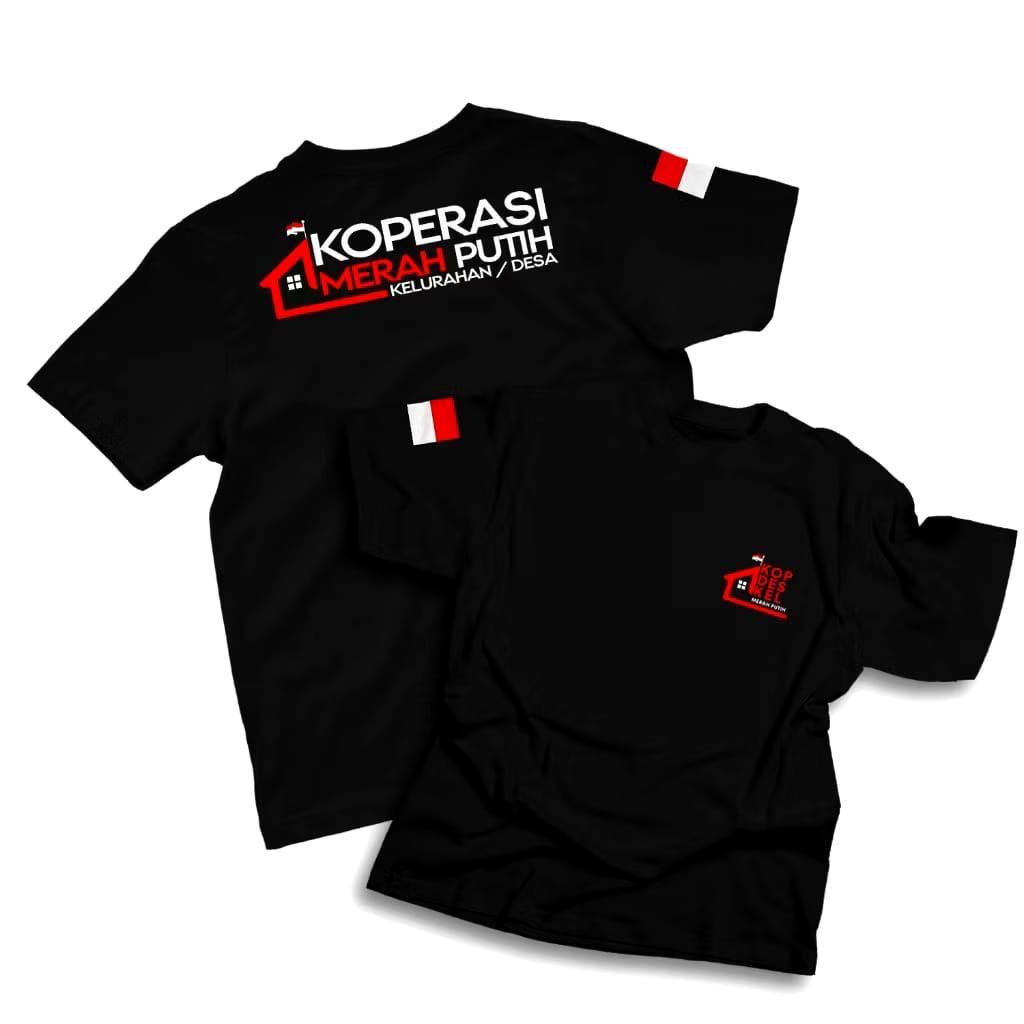KAOS OBLONG KOPERASI MERAH/PUTIH TERBARU