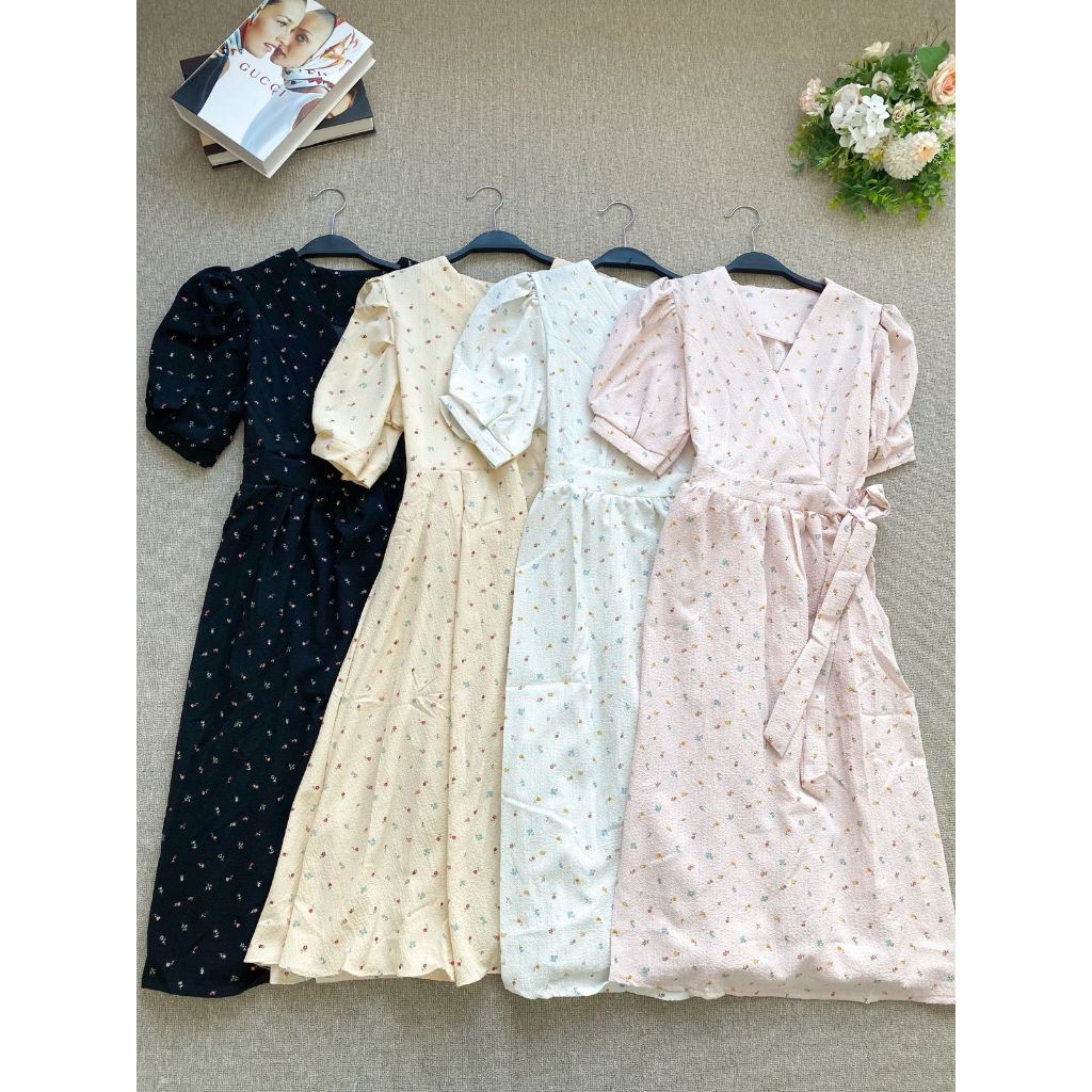 GALU TUNIK || TERUSAN TUNIK CRINKLE MOTIF BUNGA LUCU TERBARU KEKINIAN VIRAL || OOTD FASHION WANITA |