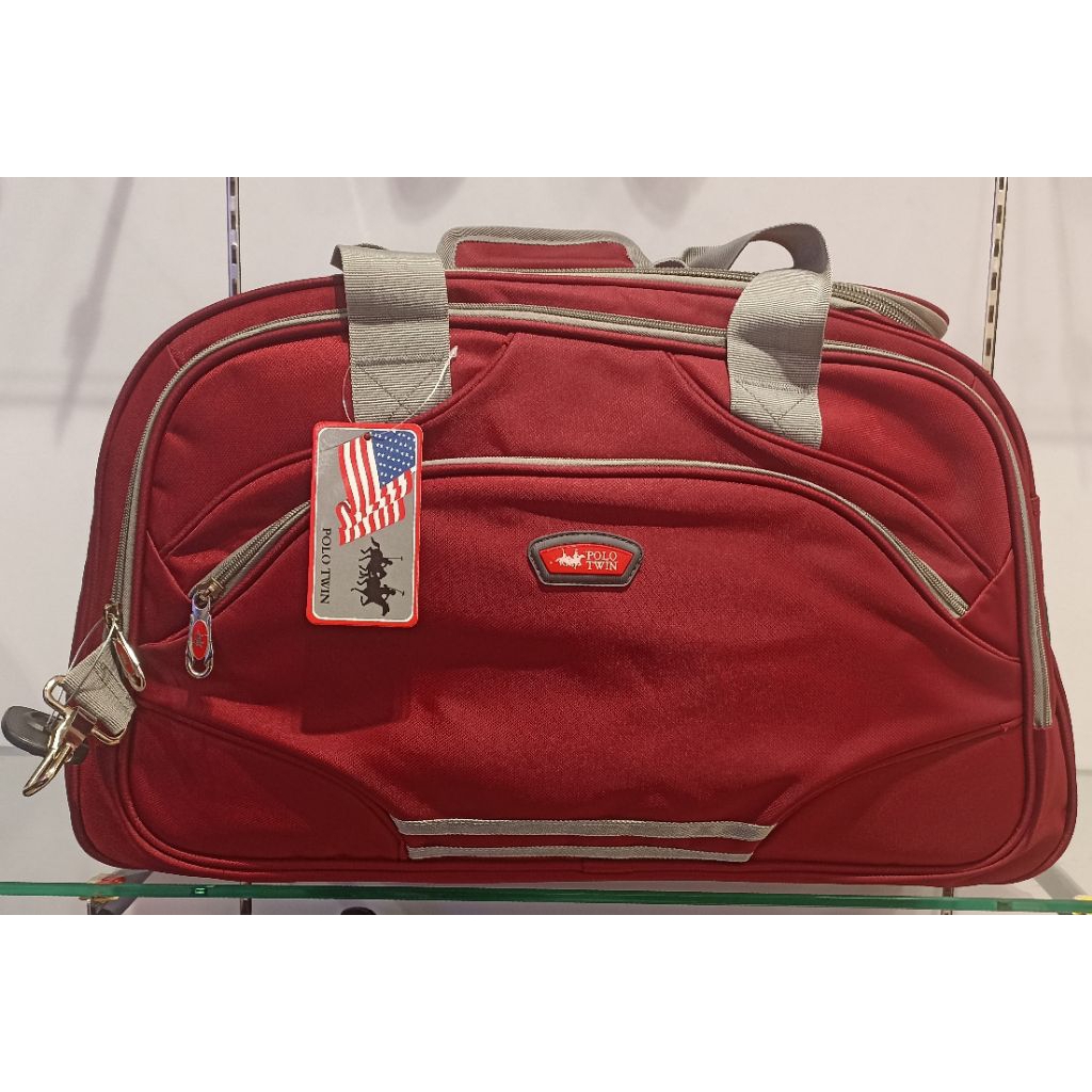 Travel Bag/Tas Travel Jinjing/Slempang Polo Twin 89663