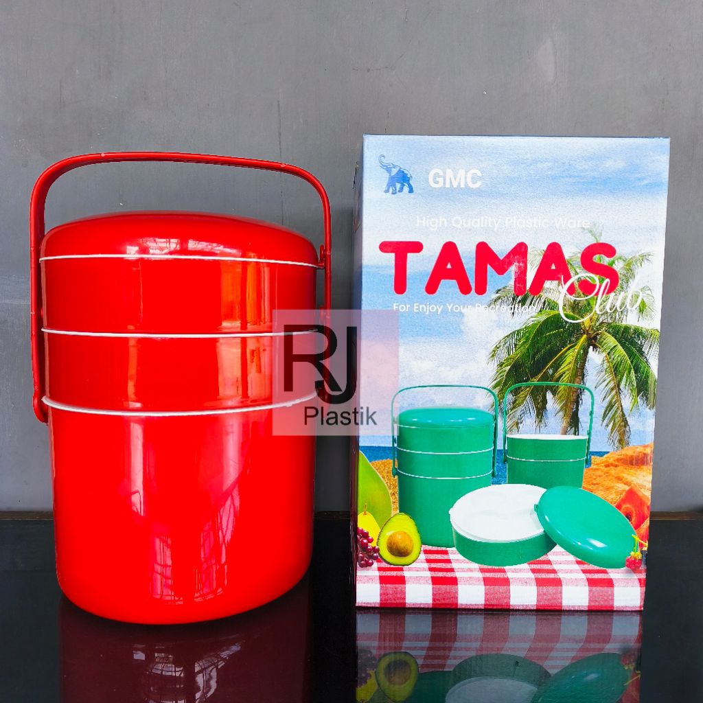 GMC Rantang Piknik TAMAS Susun 3 Ukuran Besar