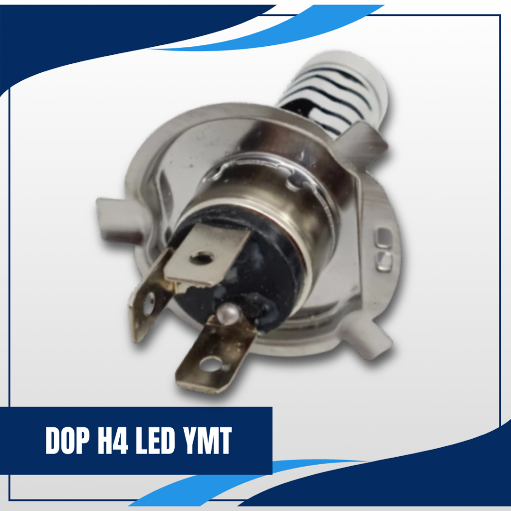 Bohlam Dop Depan Led H4 Laser Yamamoto - Lampu Depan Dop Led H4 Laser Yamamoto