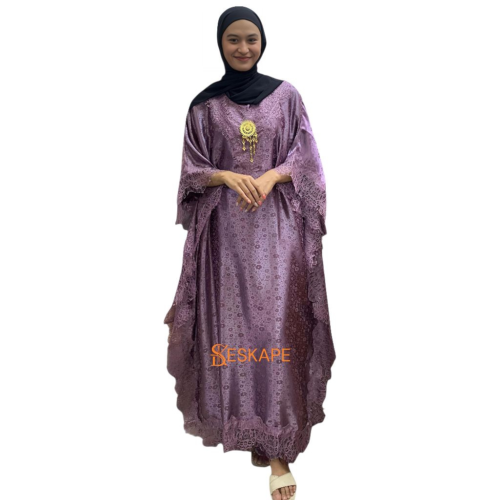 Kaftan Gamis muslim Jaguard silk Premium