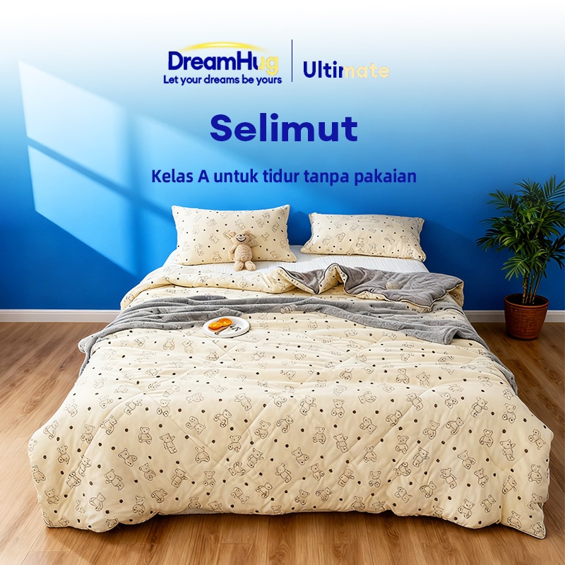 Selimut Serat Kedelai DreamHug Premium  Selimut 4 Musimselimut bayi selimut tebal dan lembut jumbo s