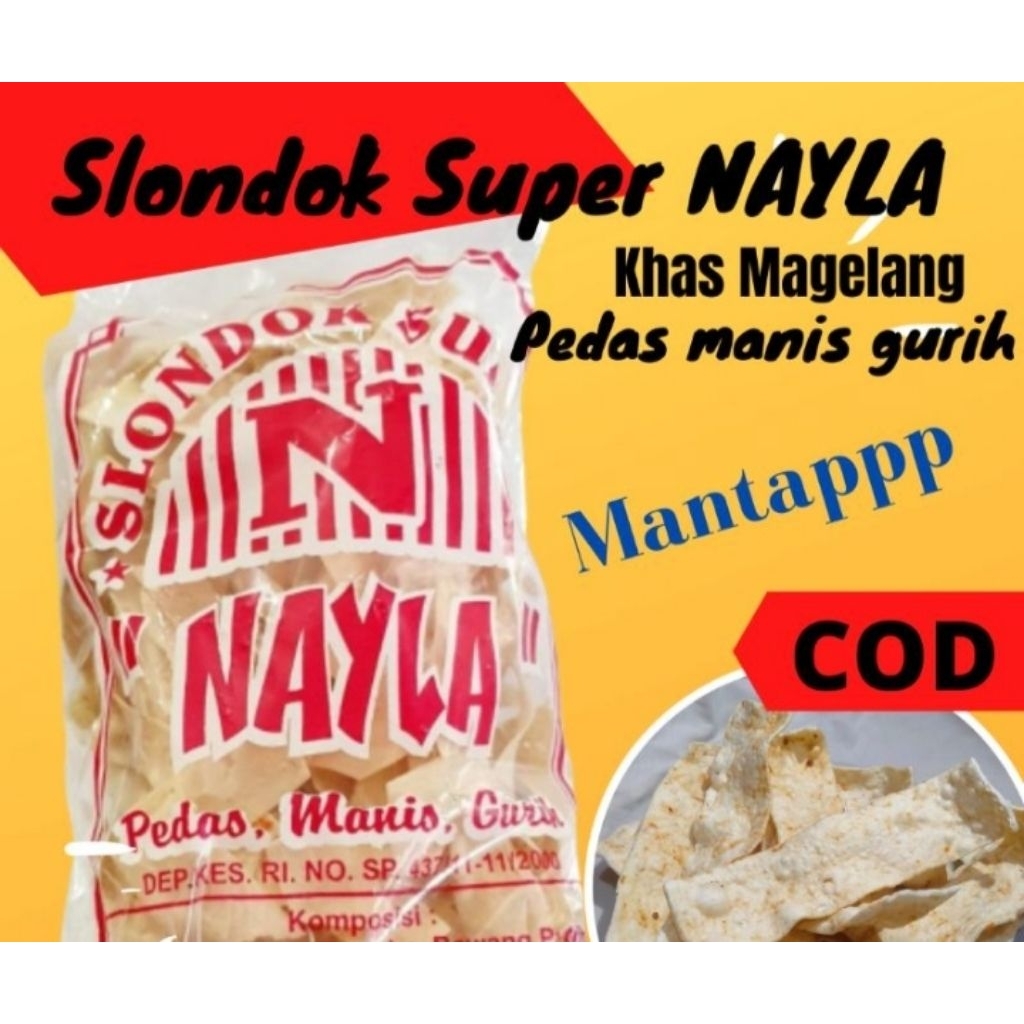 Slondok Super Nayla Khas Magelang. Renyah, Gurih, Bikin Nagih! (1pcs)
