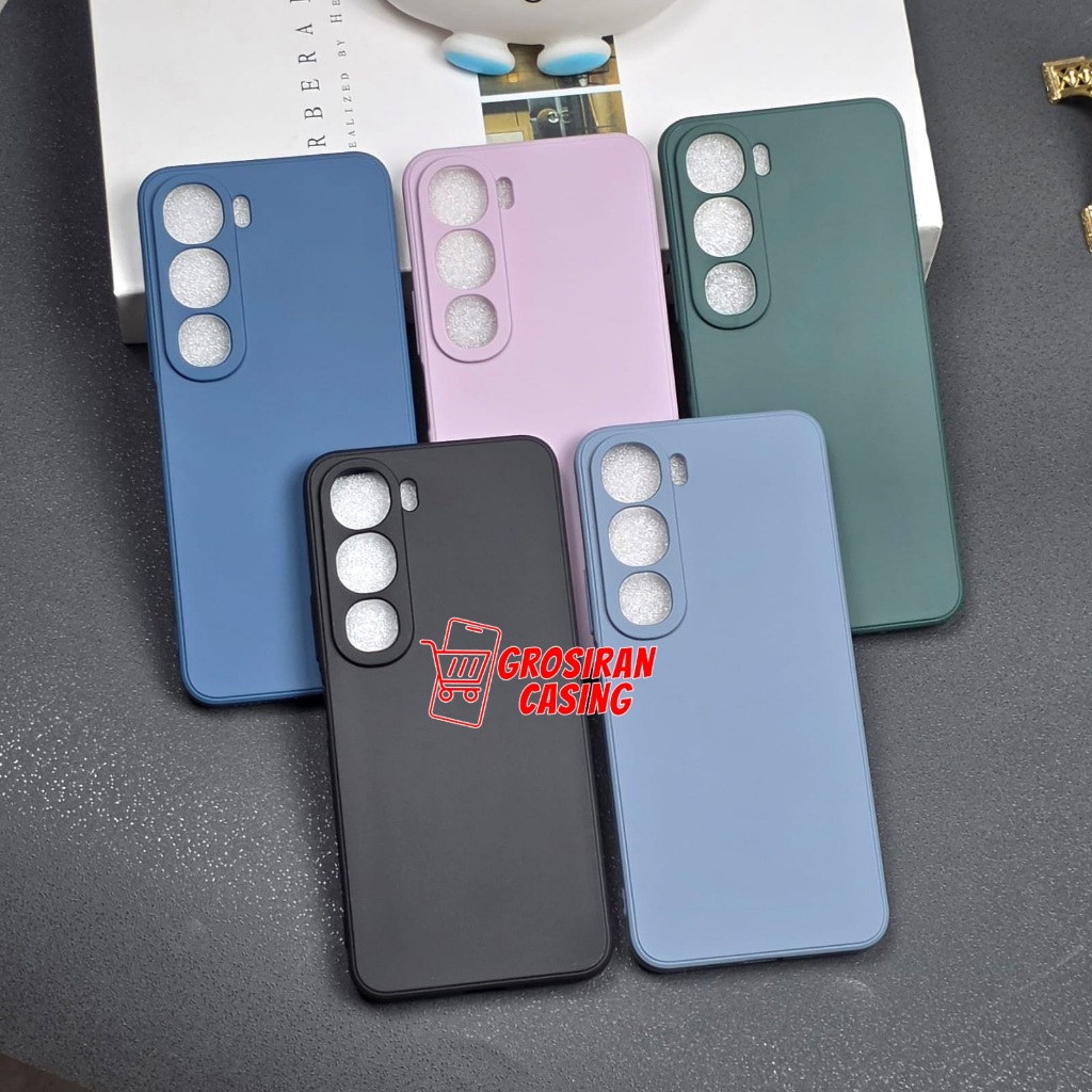 Case Macaron Square Liquid Case Vivo Y21D