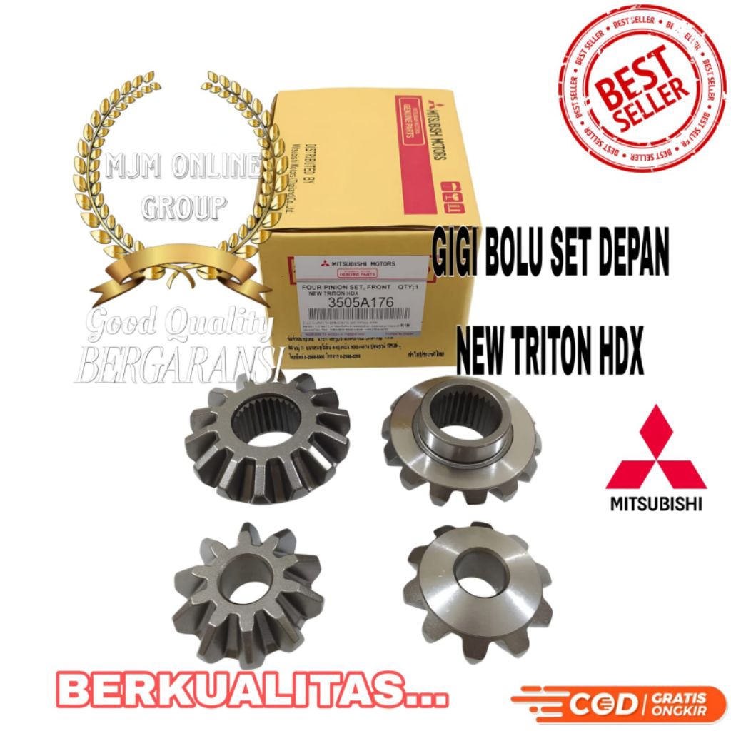 GIGI BOLU SET - GIGI SATELIT GARDAN DEPAN MITSUBISHI TRITON NEW HDX ORIGINAL