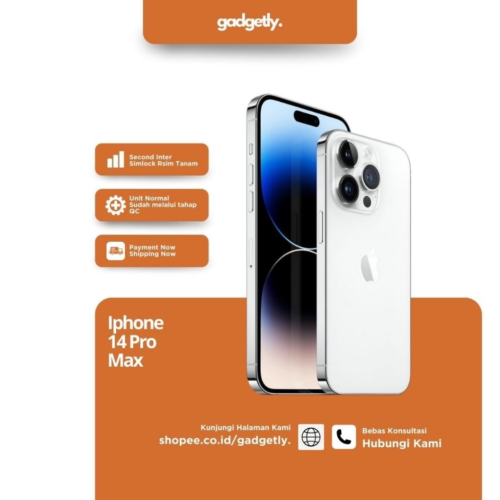 iP 14 Pro Max Second Inter Original 128GB/256GB