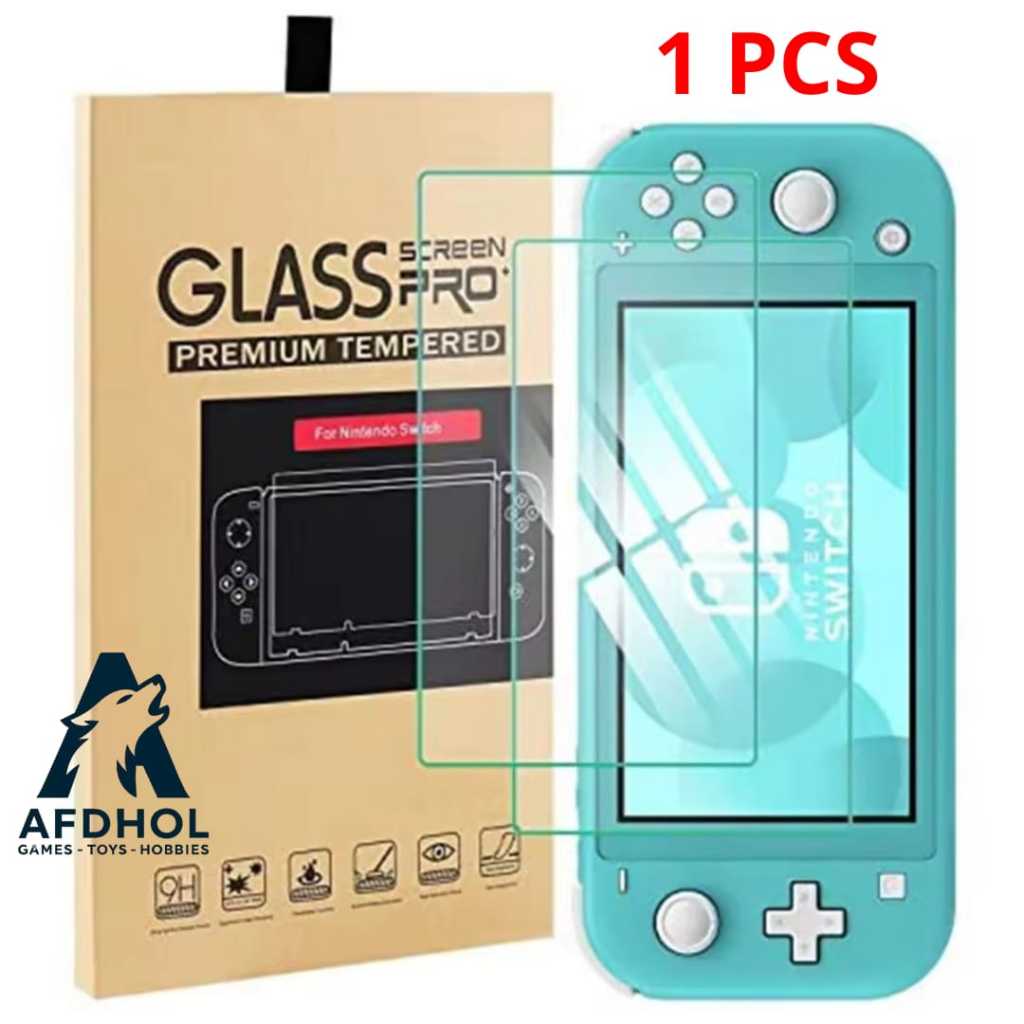 PREMIUM TEMPERED GLASS NINTENDO SWITCH LITE ANTI GORES SCREEN GUARD PROTRCTOR PELINDUNG LAYAD LCD NI