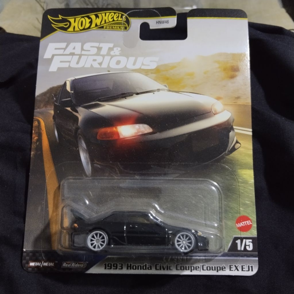 hotwheels premiumm honda civic coupe EX EJ1