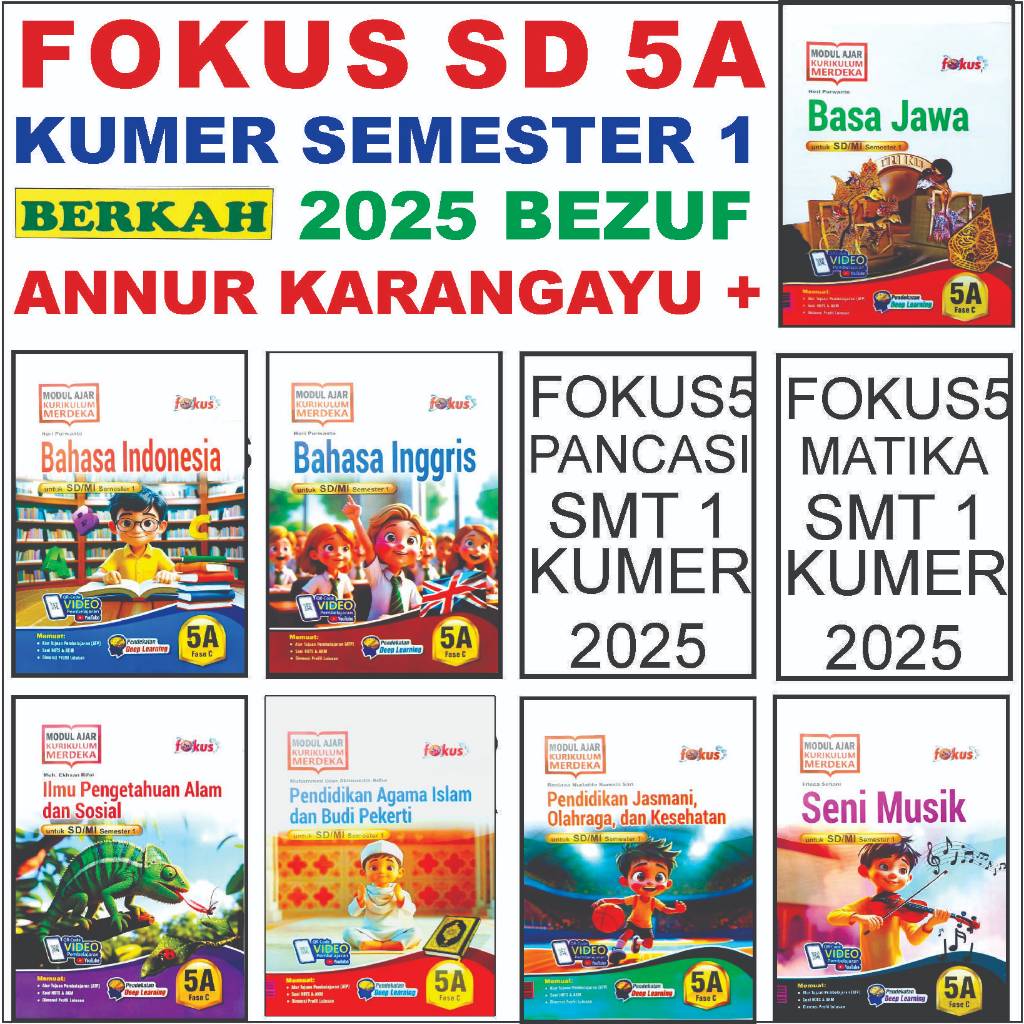 Bepuf FOKUS Berkah LKS 5 SD Berkah * Kunci Jawaban Kelas 5 Modul FOKUS 2024 Berkah Kurikulum Merdeka