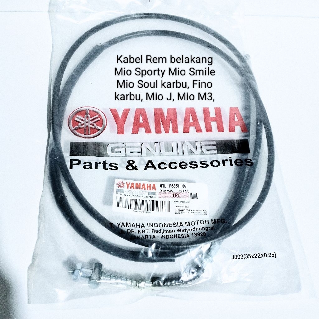 Kabel Rem Belakang Mio M3 Mio Sporty Original