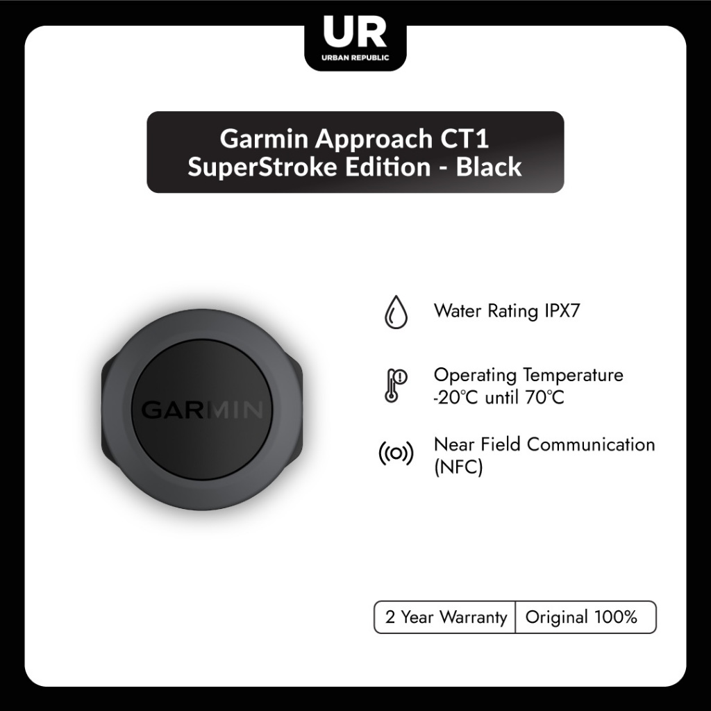 Garmin Approach CT1 SuperStroke Edition - Black