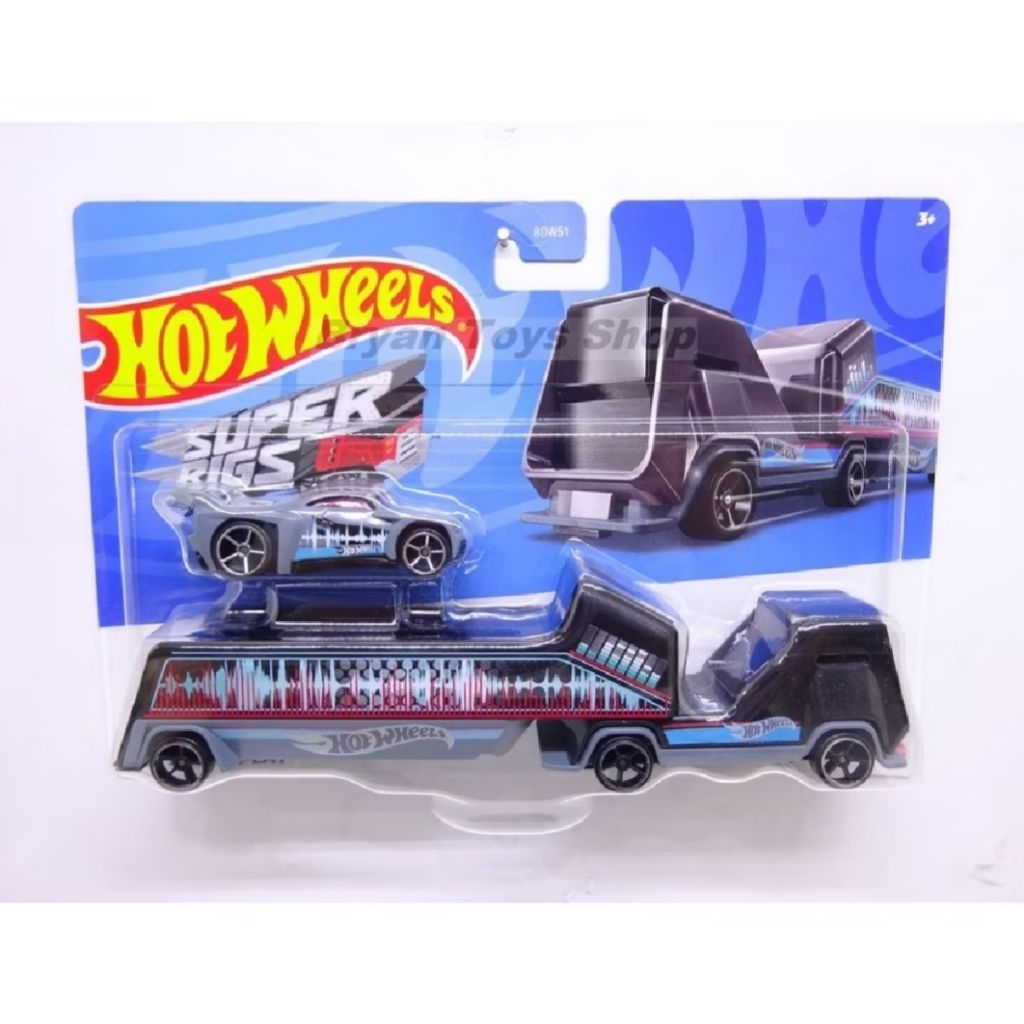 Hot Wheels Super Rigz Track Stars HW Park N Play Kondisi Bekas Pakai