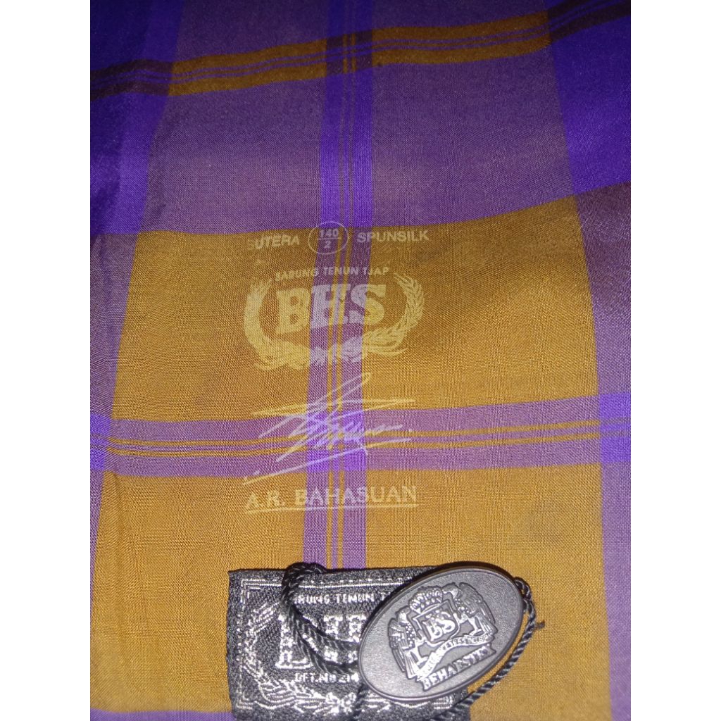 bhs kdt coklat full sutra silver second bagus