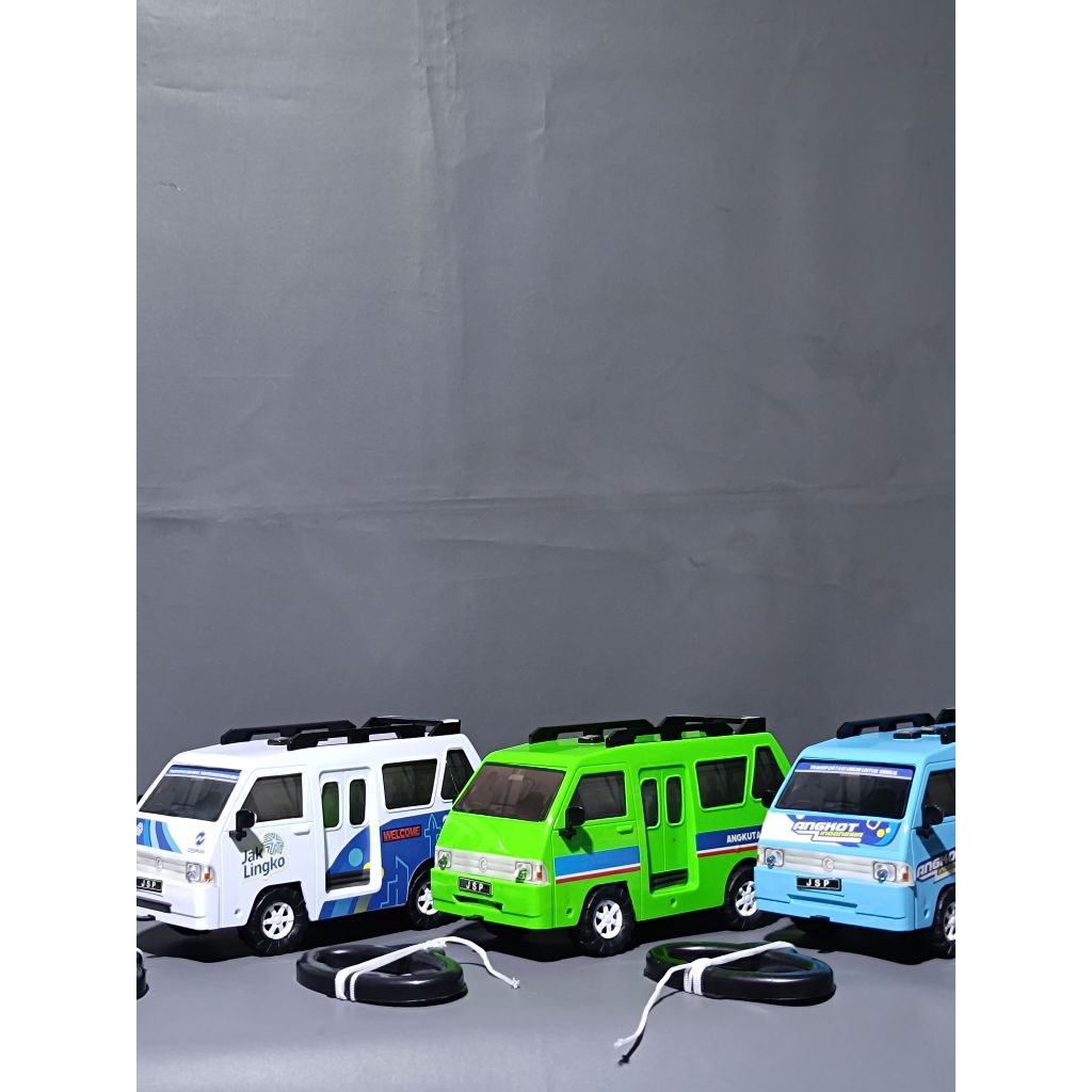 JHON TOYS-Mobil Angkutan Umum mobil angkutan kota miniatur angkot anak music oke gas jacklingko
