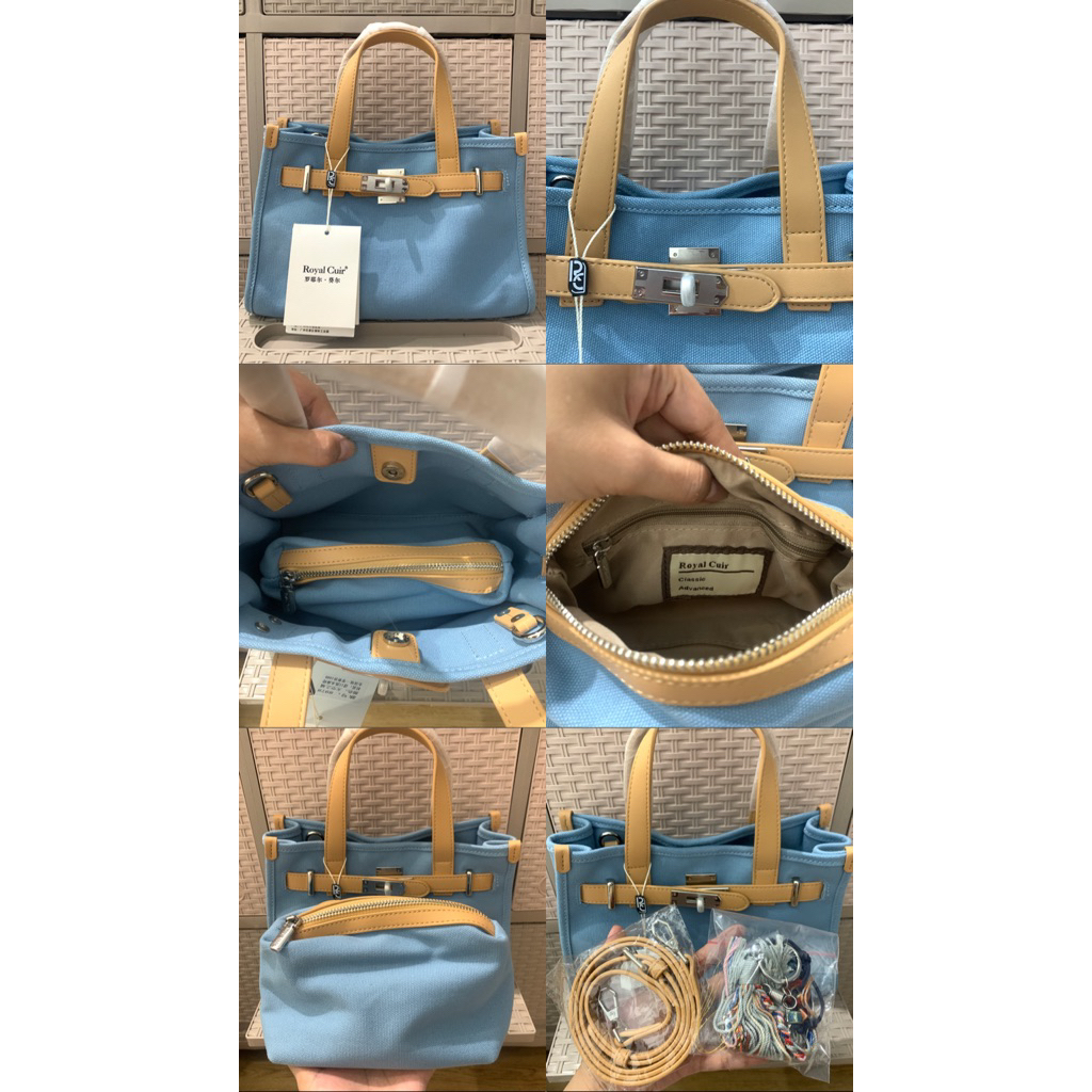TAS ROYAL CUIR ORIGINAL / ORIGINAL ROYAL CUIR / TAS KANVAS ROYAL CUIR / TAS FASHION BAHAN KANVAS / T
